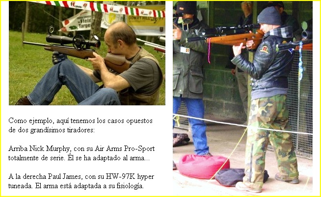 adaptarse al arma o que el arma se adapte a ti