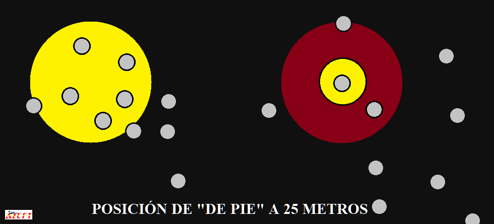 ejemplo de impactos en el blanco